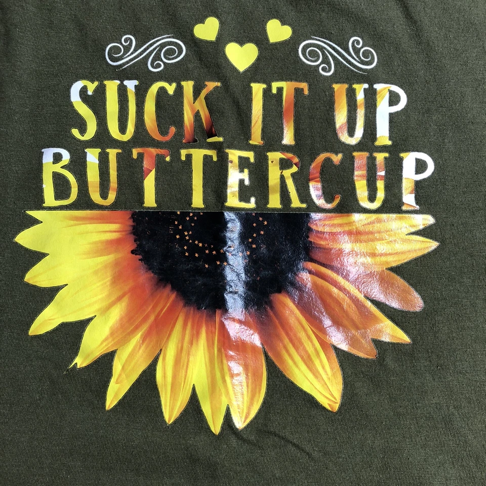 Camiseta sin mangas Racerback Suck it Up Buttercup para mujer entrenamiento gimnasio ejercicio Foto 1 de 4