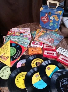 Lote de libros de cuentos/vinilo años 45 de colección Care Bears See Hear Read Along - Imagen 1 de 10