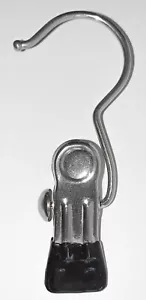 50x Stiefeklammer Klammerbügel Kleiderbügel Clipbügel Stiefelhalter Metall Clip - Bild 1 von 3
