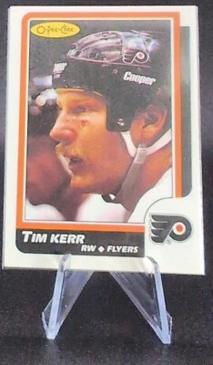 1984-85 O-PEE-CHEE #134 TIM KERR FLYERS NHL OPC VINTAGE CARD - Image 1 of 2