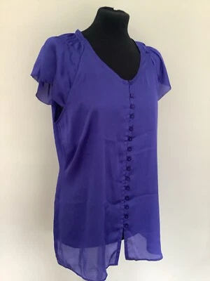 Marks & Spencer Indigo Purple Blouse Top Size 16 BNWT - Image 1 of 4