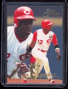 1994 Flair Baseball Card #371 Deion Sanders Cincinnati Reds