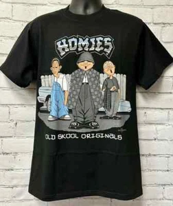 Camiseta DGA Homies Old School Original Lowrider Chicano Arte David Gonzales - Imagen 1 de 2