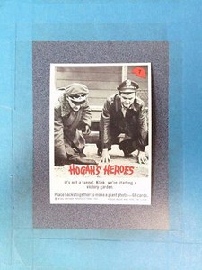 FB66) 1965 Fleer #7 HOGAN'S HEROES A TUNNEL KLINK WERE STARTING A VICTORY GARDEN