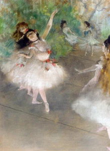 Dream-art Oil painting girl beauty portrait Dancers-Edgar-Degas-handmade canvas - Picture 1 of 1