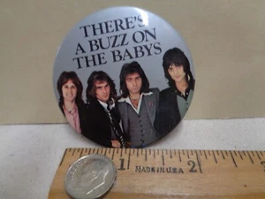 The Babys Record Promo Pin Back Button John Waite 1977 Vintage ALT 1978 - Bild 1 von 2