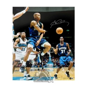 Stephon Marbury Autographed Minnesota Timberwolves 16x20 Basketball Photo - BAS - Picture 1 of 1