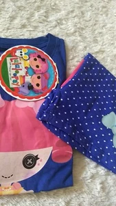 Cute Lalaloopsy Lala Yoga Tight Pajama Short Set girls size 6 Cotton - Picture 1 of 4