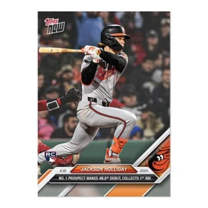2024 MLB TOPPS NOW® #61 ️ Novato Jackson Holliday ️ Orioles de Baltimore ️ RADIOCONTROL - Imagen 1 de 2