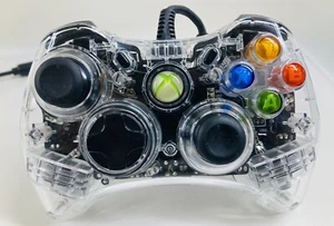 Controlador transparente PDP Afterglow con cable Microsoft XBOX 360 probado PL-3702 C5 - Imagen 1 de 7