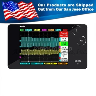 Miniware DS212 dual-channel Pocket Size Portable Handheld Mini Oscilloscope