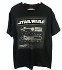 Star War's Men's Blue Print Shirt - Size Large : Limited Edition NEW