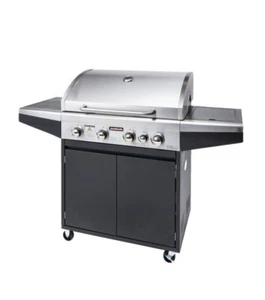 Jumbuck Stardom II 4 Burner BBQ - Stainless Steel hood with built-in temperature - Picture 1 of 9