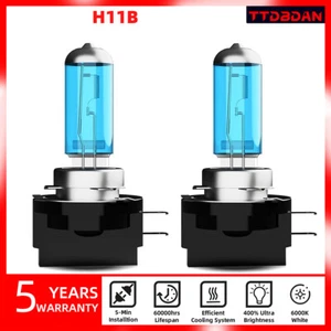 H11B Halogen Headlight Bulbs Kit High/Low/Fog Beam Super Bright 6000K Cold White - Picture 1 of 6