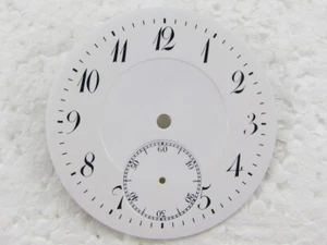 Omega Antik Schweizer Original Emaille Zifferblatt Zifferblatt Zifferblatt 44,2mm für Taschenuhr - Bild 1 von 8