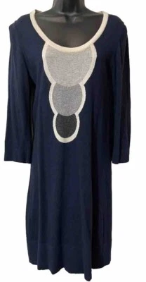 Vestido Boden Cashmere Angora Azul Marino EE. UU. 6 UK 10 Foto 1 de 4