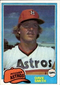 1981 Topps #534 Dave Smith RC Houston Astros Baseball - Picture 1 of 2