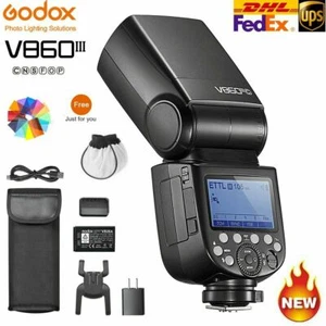 Godox V860III V860 III E-TTL II HSS Flash Light Speedlite For Sony Canon Nikon - Picture 1 of 9