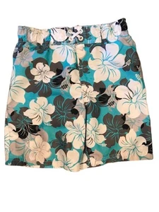 Boy's 4T Swim Trunks Circo Floral Drawstring w/ Liner - Picture 1 of 2