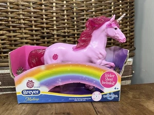 Breyer Paddock Pals Malina Scented Unicorn Horse Pink Plastic Toy - Picture 1 of 2