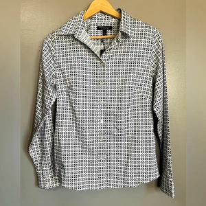 Banana Republic non iron fitted floral print button up shirt office casual - Picture 1 of 6