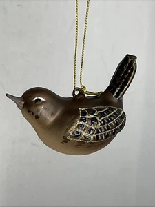 Margaret Cobane Studio Glashaus Zaunkönig Vogel Weihnachten Urlaub Ornament - Bild 1 von 8