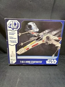 4D Build Star Wars T-65 X Wing Starfighter 3D Model Kit 160 pc BRAND NEW - Picture 1 of 3