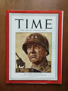 Time Magazine April 12 1943 General George Patton No Label Newsstand - Picture 1 of 1