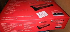 Orion RED HCCA 3000.1DSPLX 3000W RMS Monoblock Pro Amplifier 1 Ohm Class D - Picture 1 of 3