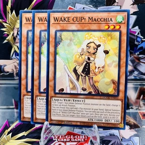 3x Yugioh Playset WAKE CUP! Macchi DOOD-EN032 Common 1st Ed Near Mint - Picture 1 of 1