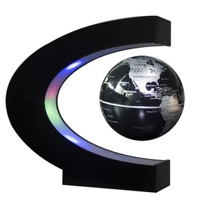 Floating Globe with LED Lights C Shape Magnetic Levitation Floating Globe Wor... - Picture 1 of 7