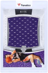 John Stockton Utah Jazz 2005-06 Upper Deck Exquisite Collection #EX-JS 7/25 Card - Picture 1 of 3