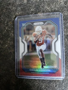2020 Panini Prizm Red White Blue Rookie Collin Johnson RC Card# 353 - Picture 1 of 2