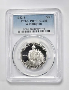 1982 S PR70 Washington Commemorative Half Dollar PCGS Blue Label *0357 - Picture 1 of 5
