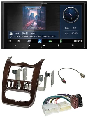 Kenwood Bluetooth 2DIN USB DAB MP3 Autoradio für Dacia Logan Duster Sandero ab 1 - Bild 1 von 4