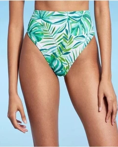 Shade & Shore hohe Taille hohes Bein extra freche Bikinihose Damen 2X Neu mit Etikett - Bild 1 von 6