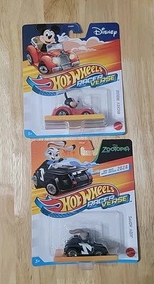 Hot Wheels RacerVerse MICKEY MOUSE & Judy Hopps Disney 2024 Diecast Collector  - Image 1 of 4