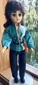 Muñeca Bell Vintage 1984 Teléfono Pioneros de América 15" Teléfono Morena - Imagen 1 de 10