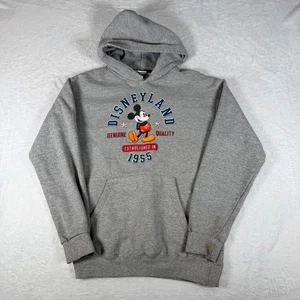 Disneyland Hoodie Damen Small/Medium Grau Mickey Mouse Grafik Guter Zustand - Bild 1 von 9