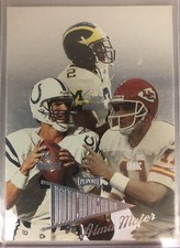 1998 Playoff Prestige Alma Maters 16 Woodson/Grbac/Harbaugh Insert Football Card