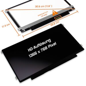 11,6" LED Display matt passend für Innolux N116BGE-EA2 REV.C4 WXGA HD