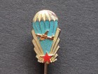 Original Miniatur Anstecknadel Tschechoslowakei CSSR Abzeichen Fallschirmjäger