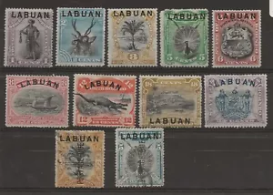 Labuan 1894 Set Mint MH including 2 x postage due Used - Picture 1 of 1