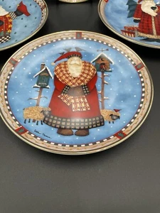 Debbie Mumm "CHRISTMAS RETWEET" Teller Royal Doulton Bone China RA1996 Geschenk - Bild 1 von 3