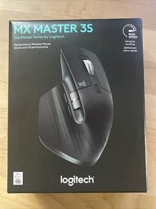 Logitech MX Master 3S Ergonomic Wireless Optical USB Mouse Black 910-006556 NEW - Picture 1 of 14