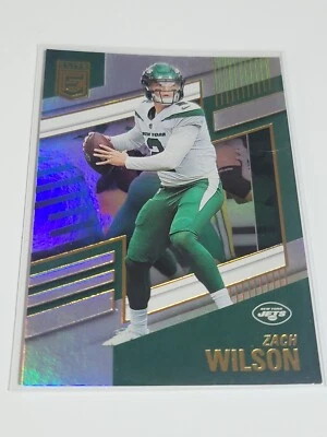 ZACH WILSON 2022 Panini Donruss Elite #5.  JETS - Image 1 of 2