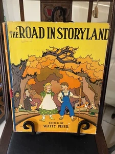 1932 First Edition Watty Piper “The Road in Storyland” DJ Platt & Munk - Picture 1 of 10