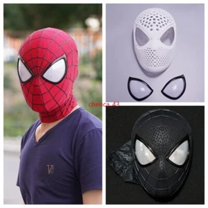 The Amazing Spiderman 2 Cosplay Mask Spaid-man Headwear with Face Shell and Eyes - Picture 1 of 19