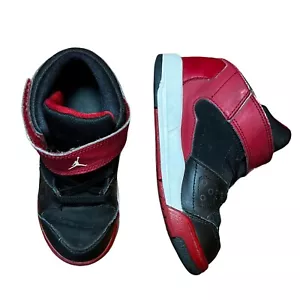 ZAPATILLAS Nike Air Jordan Flight Origin Niño Pequeño 602670-002 NEGRO ROJO Talla 10C - Imagen 1 de 7