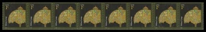 US 3758A American Design Tiffany Lamp 1c coil strip 8 MNH 2008 - Picture 1 of 1